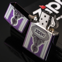 zippo打火机专柜正品 ZP-28866紫雲 美国芝宝原装正版之宝纯铜打火机