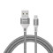 纽曼(Newmine)Type-C连接线BZT5灰色尼龙编织+高品质纯铜线芯 华为 OPPO vivo适用长度1.0米