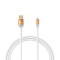纽曼(Newmine) 苹果数据线 XP05白色 USB2.0 皮革+高品质纯铜线芯 苹果设备通用 线长1.0米