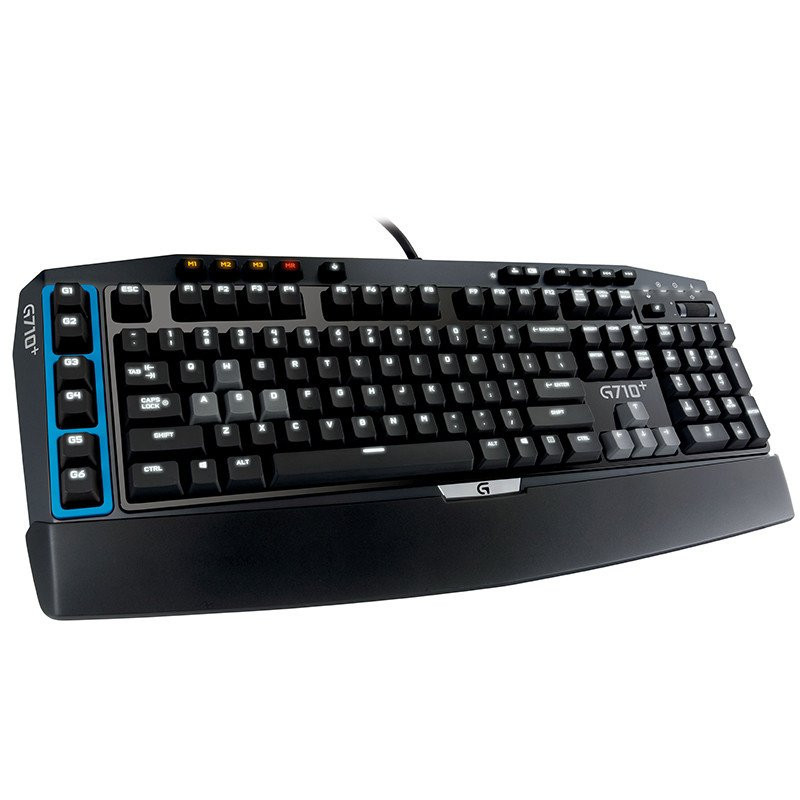罗技(Logitech)G710+Blue有线背光机械键盘 青轴