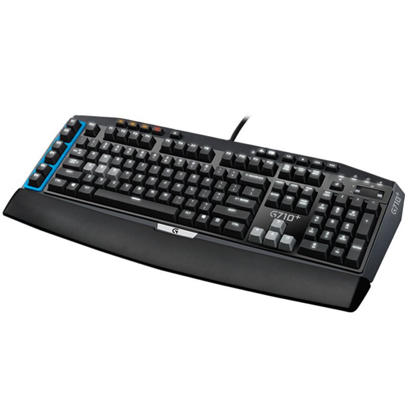 罗技(Logitech)G710+Blue有线背光机械键盘 青轴