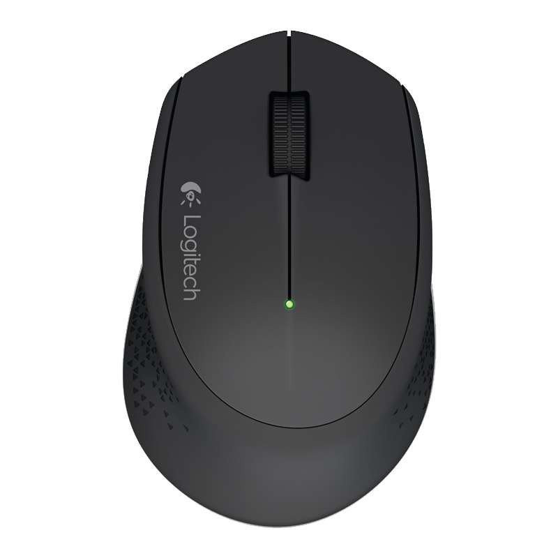 罗技(Logitech)M280无线鼠标 黑色+南孚电池5号4节电池