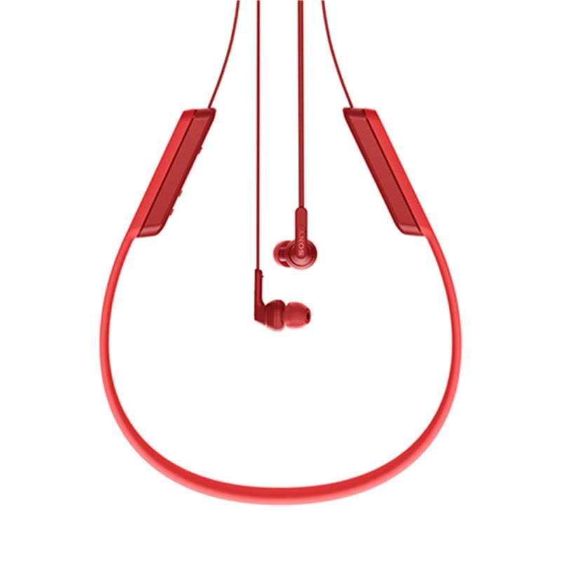 SONY/索尼 颈挂式 立体声 蓝牙 智能手机通话无线耳机 MDR-XB70BT(红色)图片