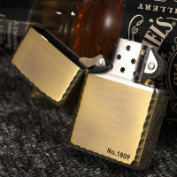 ZIPPO打火机专柜正品防风 4-8a古铜三面深雕年年有鱼 美国原装正版之宝