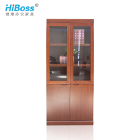 HiBoss 办公家具油漆文件柜 办公柜 玻璃门资料柜 书柜 档案柜
