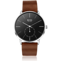 BOSS简约情侣系列三针石英机芯时尚男士腕表