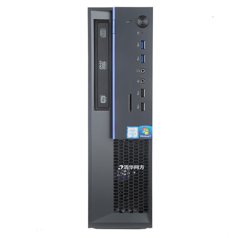 清华同方(THTF)超扬S7008台式电脑游戏主机 (Intel I5-7400 4GB 1TB GT720 2G独显)