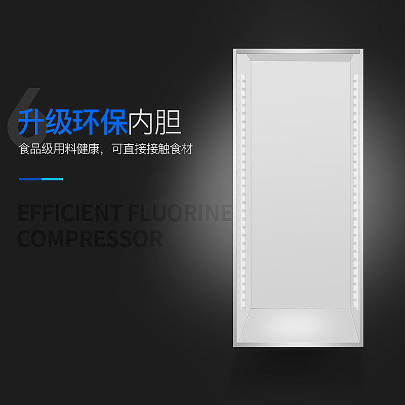 迈玮MW 商用展示柜 618升 冷藏柜 立式商用冰柜 冰箱啤酒水果蔬菜 保鲜柜饮料柜 侧开门红色双门展示柜