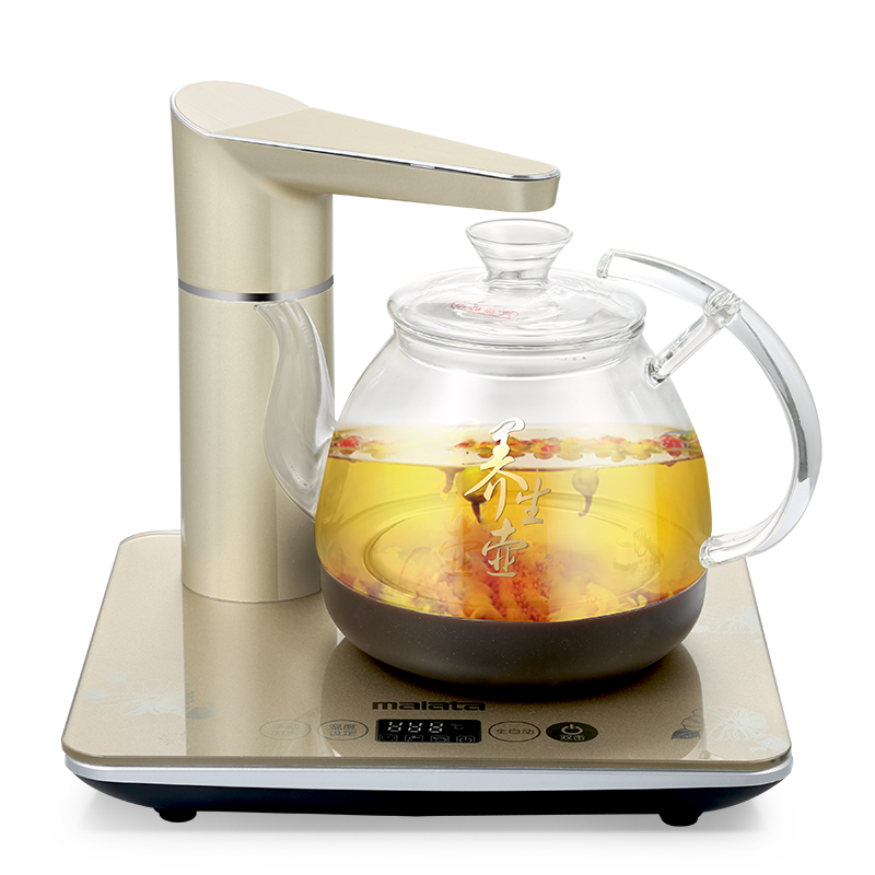 万利达(malata)上水壶抽水电热水壶茶具套装烧水壶煮茶器家用抽水式电茶壶WLD-ST1009Z高清大图