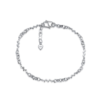 雅宝福铂金手链pt950白金车花亮片手链