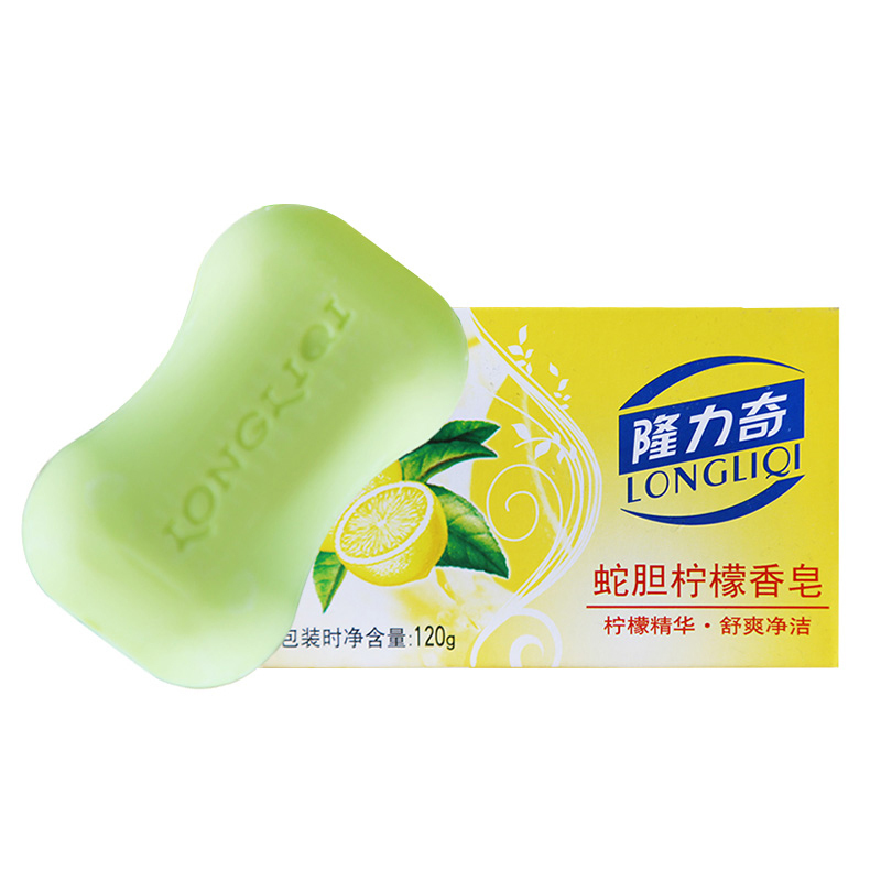 隆力奇 蛇胆 牛奶/柠檬 香皂 120g（块）
