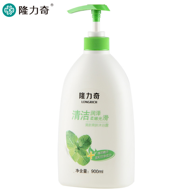 隆力奇 清新爽肤 沐浴露 900ml（瓶）