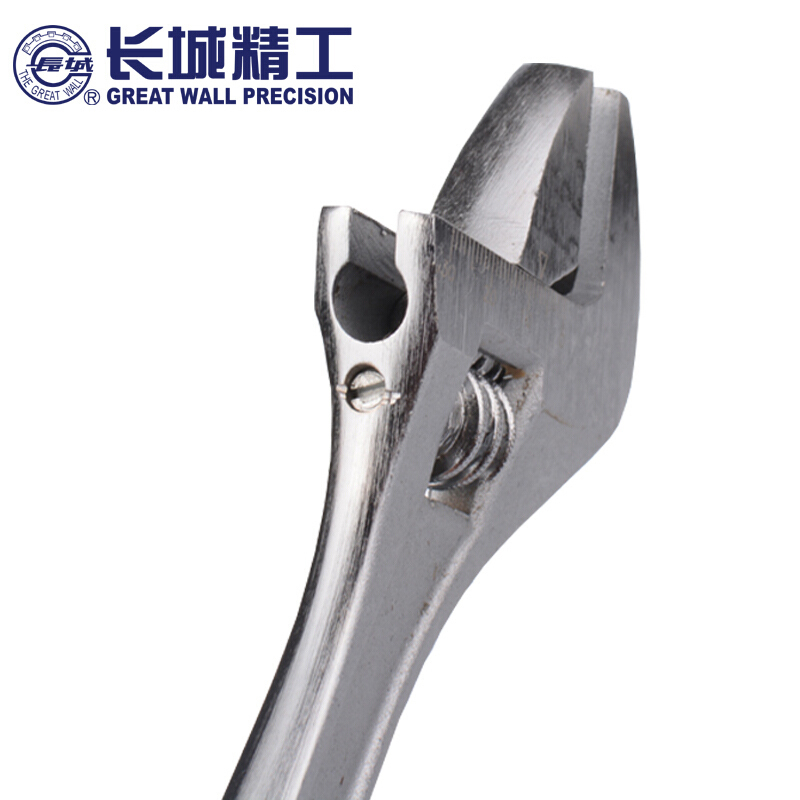 长城精工10寸豪华型带刻度活扳手250mm 300633