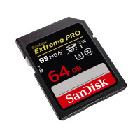 闪迪(SanDisk)ExtremePro(64G) 至尊极速SD卡(95M/S)