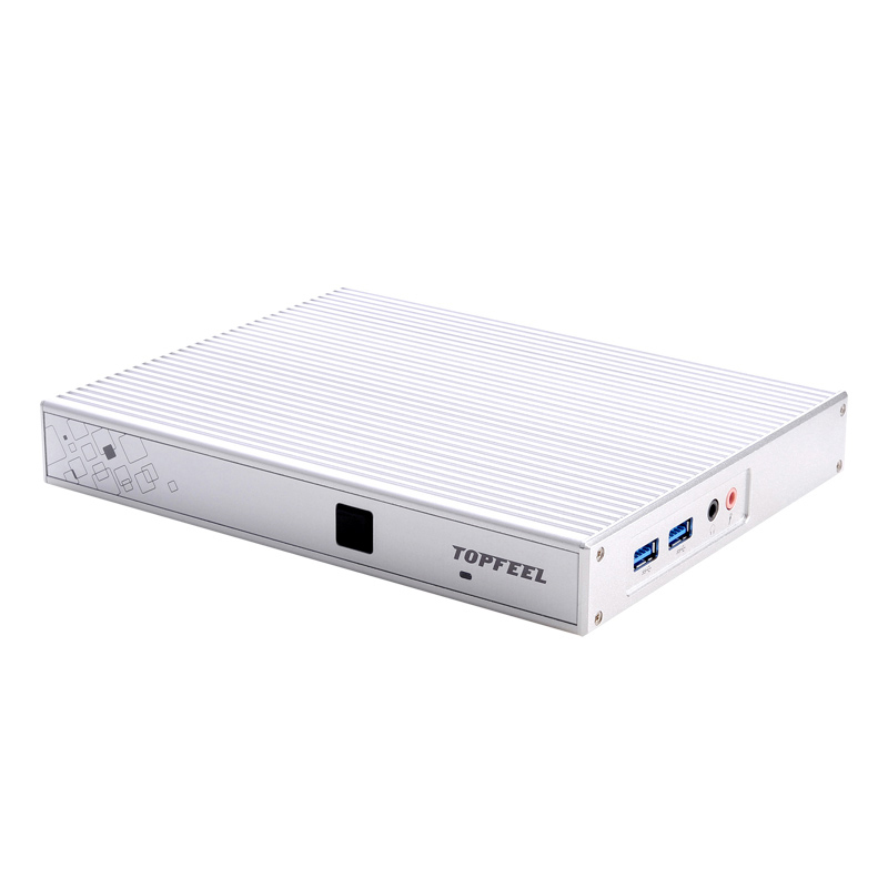 极夜TOPFEEL商用微型台式机客厅四核迷你小主机电脑T1S J1900/4G/1T 政府采购清单 3年上门