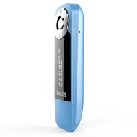 飞利浦(PHILIPS)SA1208 飞声音效8G 发烧无损运动跑步MP3播放器 FM 蓝色