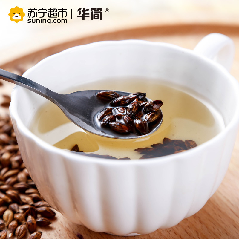 华简 茶叶 花草茶 大麦茶 颗粒罐装 150g