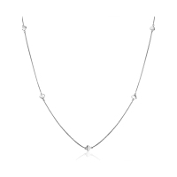 雅宝福铂金项链心形项链