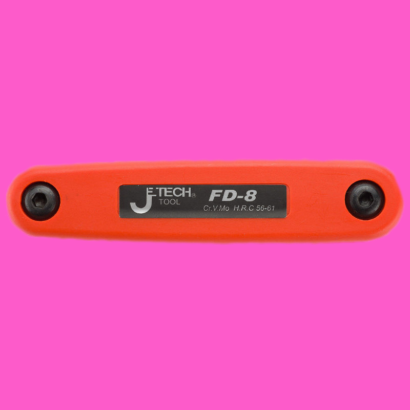 捷科折叠式内六角扳手FD-8