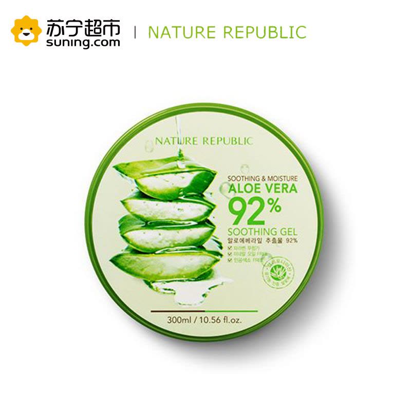 [苏宁超市]Nature Republic自然乐园芦荟胶晒后修复补水芦荟胶面膜300ml修护保湿补水滋润各种肤质通用图片