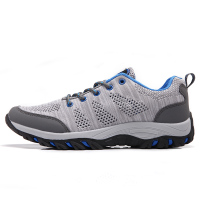 南极人2017新款网面透气户外鞋男女防滑登山鞋情侣耐磨运动徒步鞋 D1709