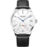瑞士进口艾戈勒Agelocer手表全自动机械表男表皮带男士手表防水时尚款腕表 女士腕表 情侣表女表