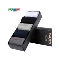 卡帝乐鳄鱼 男士袜子棉质休闲男袜薄款棉袜船袜礼盒 5双装 D2001-5