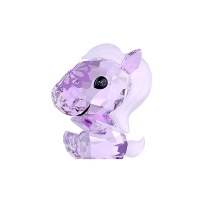 施华洛世奇(Swarovski)可爱精致十二生肖—小马 新生儿礼物摆件摆饰礼物工艺品