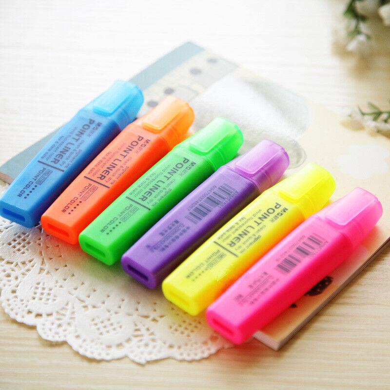 晨光 (M&G) MG2150 荧光笔 12支/盒 (黄、蓝、粉红、绿、紫、橙)