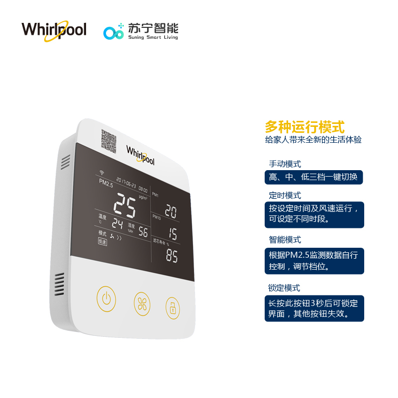 惠而浦(Whirlpool)净化新风系统控制器 HX-XKQ