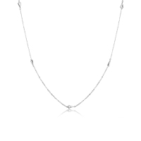 雅宝福铂金项链深情项链O字链