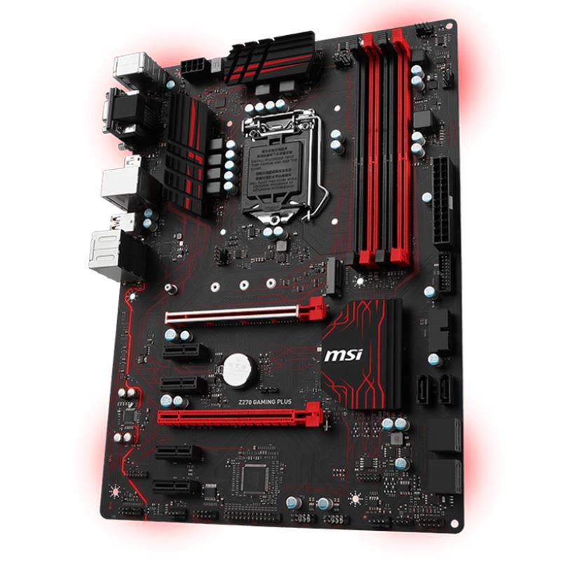 微星(MSI) Z270 GAMING PLUS 台式机游戏主板(INTEL平台/LGA 1151)图片