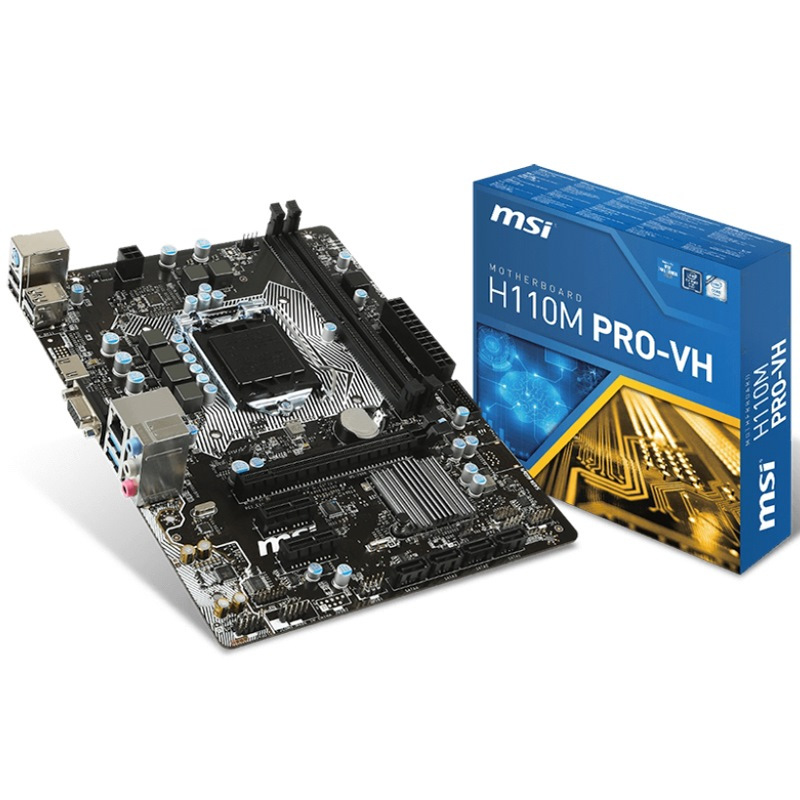 微星(MSI) H110M PRO-VH 台式机主板 (INTEL平台/LGA 1151)