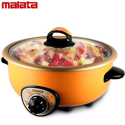 万利达（malata）3.5升多功能不粘电火锅/电炒锅/电煮锅韩式煎锅WLD-FHG355