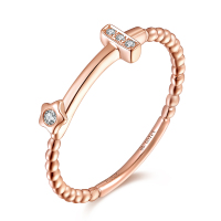 雅宝福18k金戒指星辰守护戒指女士戒指