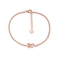 雅宝福18k金手链心恋手链女士手链