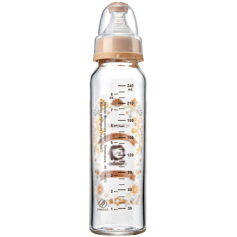 小狮王辛巴(Simba)萝蔓晶钻标准玻璃大 奶瓶240ml S69133图片