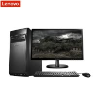 联想(Lenovo)510A-15 台式办公家用电脑+19.5英寸显示器(G4560 4GB 1TB 无光驱 W10)