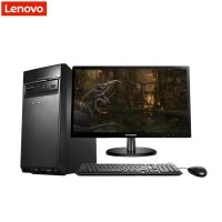联想(Lenovo)510A-15 商用办公家用台式电脑+20英寸屏(G4560 4G 1T 无光驱 Win10)