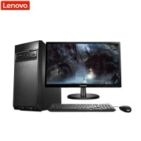 联想(Lenovo)510A-15 台式办公家用电脑+21.5英寸显示器(G4560 4GB 1TB 无光驱 W10)