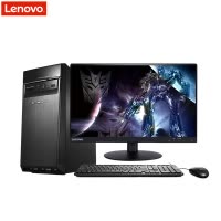 联想(Lenovo)510A-15 台式办公家用电脑+21.5英寸双超屏(G4560 4GB 1TB 无光驱 W10)