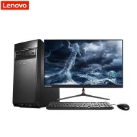 联想(Lenovo)510A-15 商用办公家用台式电脑+23英寸双超显示屏(G4560 4G 1T 无光驱 W10)