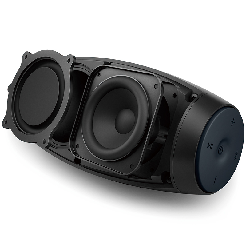 飞利浦(Philips) BT6900B/93 音乐小号角 便携防水蓝牙音箱 免提通话 手机/电脑低音炮扬声器音响 黑色