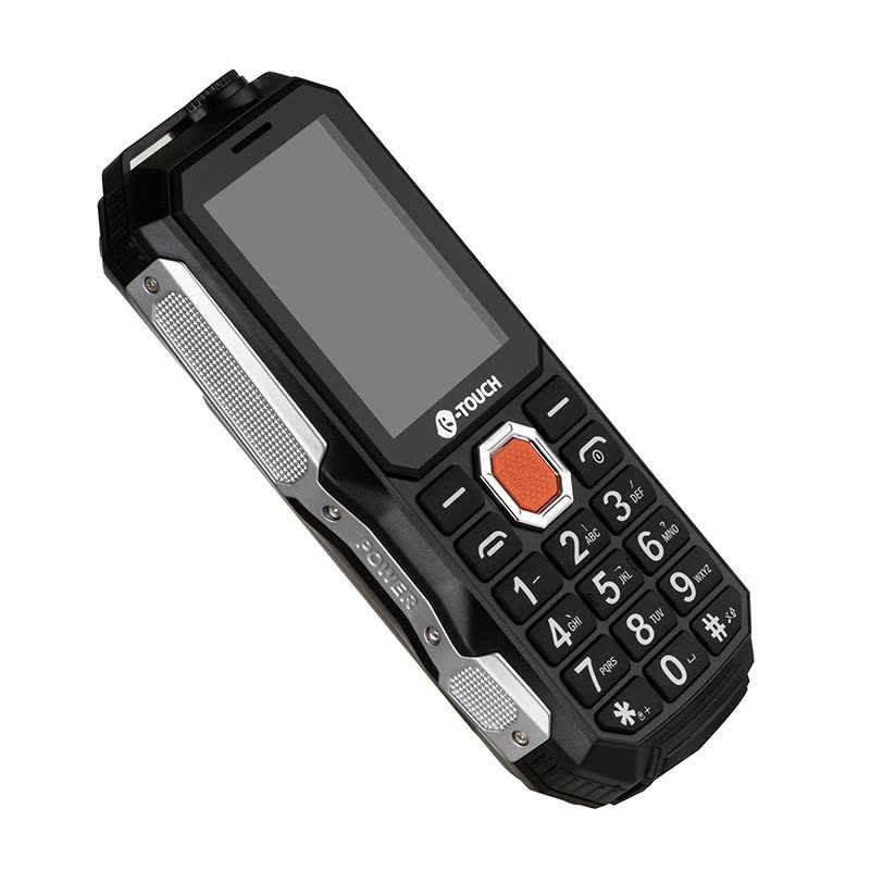 天语(K-Touch) T3 直板按键超长待机 三防老人手机 双卡双待 移动/联通2G版老年机 老人机 黑色图片