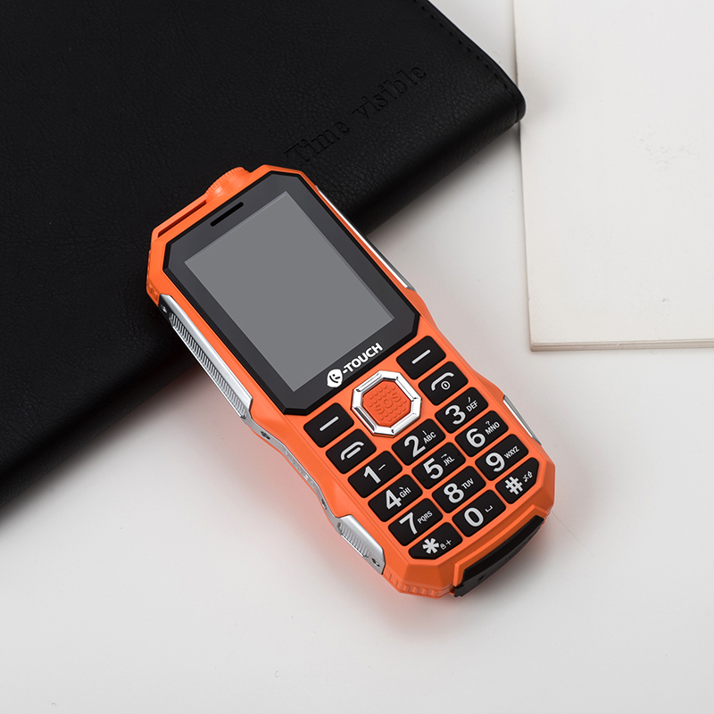 天语 K-TOUCH T3 移动/联通GSM 双卡双待 直板三防老人手机 橙色