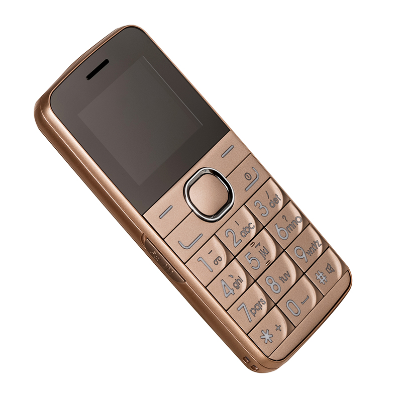天语(K-Touch) N2 移动/联通2G 持久待机老人机 双卡双待老人手机 学生备用老年功能机 金色