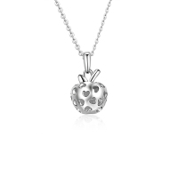 雅宝福铂金项链甜蜜之恋吊坠送女友项链