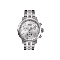 天梭(TISSOT)手錶 運動系列石英男士手錶 T055.417.11.037.00白盤鋼帶