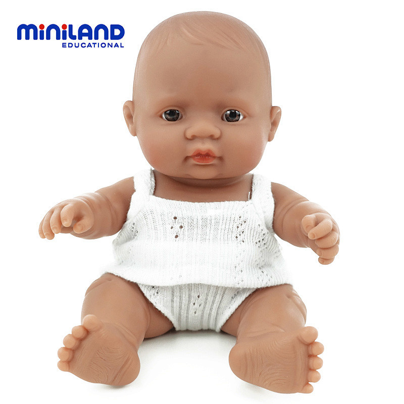miniland 卡通洋娃娃玩具 男女孩生日礼物 31128小号拉丁美洲女娃娃