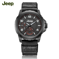 吉普(Jeep) 手表 男士户外运动帆布带军表吉普牧马人男表防水石英表JPW64601